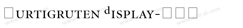 Hurtigruten Display字体转换